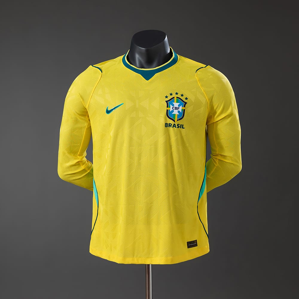Brazil player version Home long Sleeve